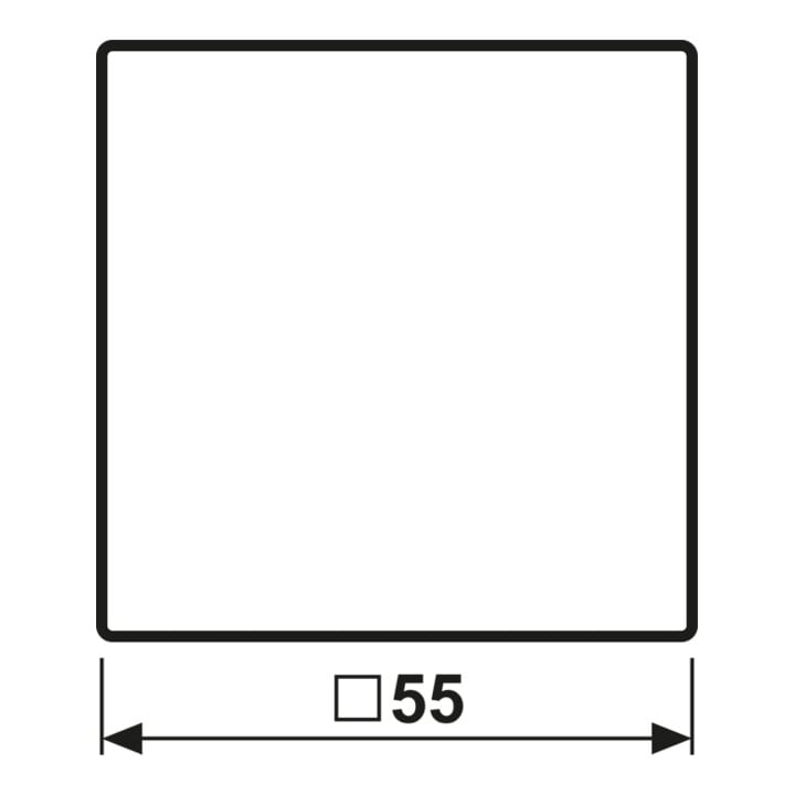 Jung Bouton de commande standard AS 1700 WW
