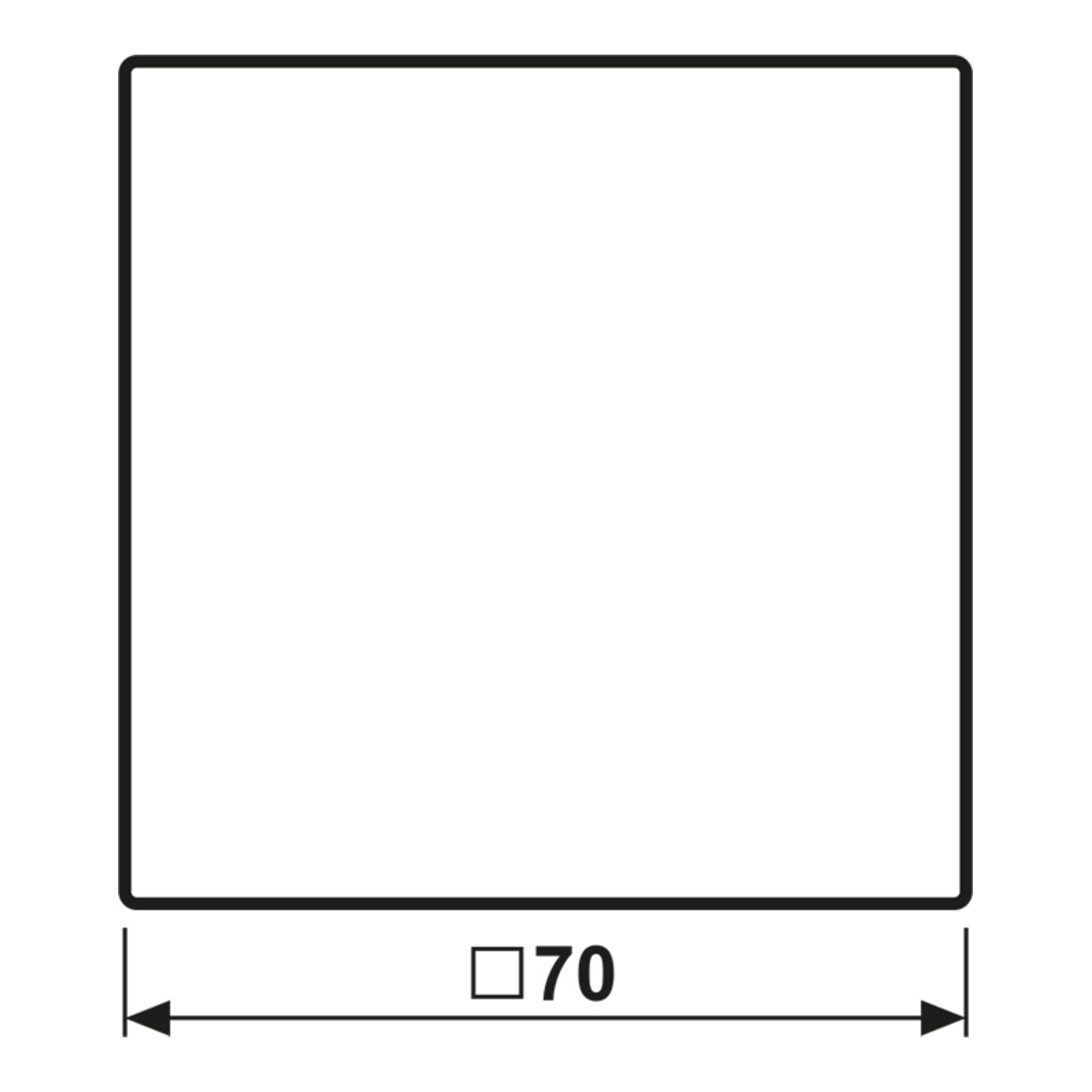 Jung Bouton de commande standard LS 1700 WW