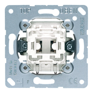 Jung Bouton-poussoir 10AX 250V 1 pôle, contact NO 531 U
