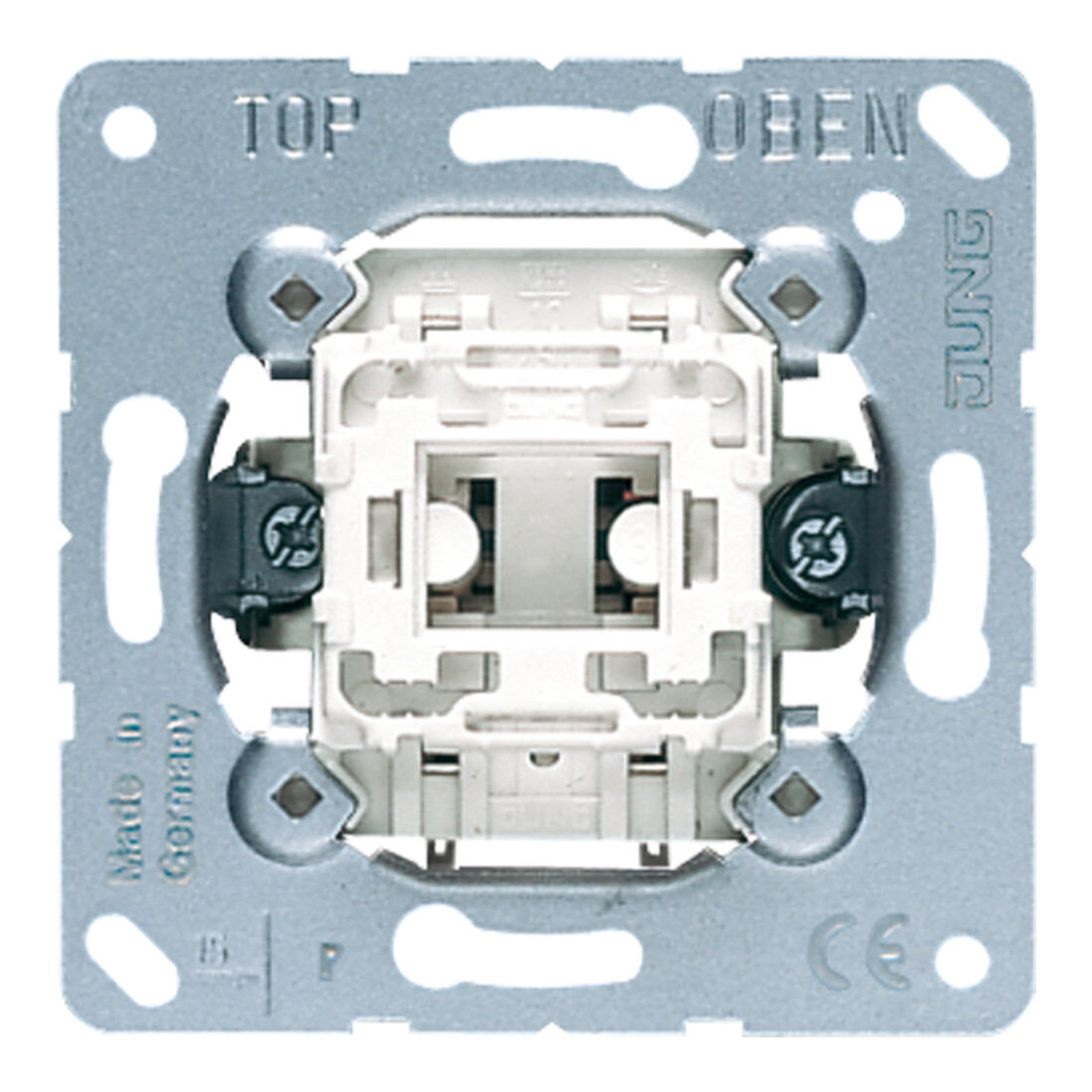 Jung Bouton-poussoir 10AX 250V 1 pôle, contact NO 531 U