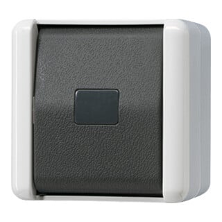Jung Bouton-poussoir 10AX 250V 1 pôle, contact normalement fermé 834 W