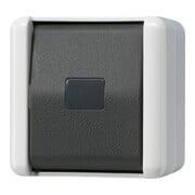Jung Bouton-poussoir 10AX 250V 1 pôle, contact normalement fermé 834 W-1