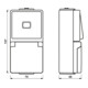 Jung Bouton-poussoir/SCHUKO combinaison 1S 1p. 10A / 16A 250V 671 W