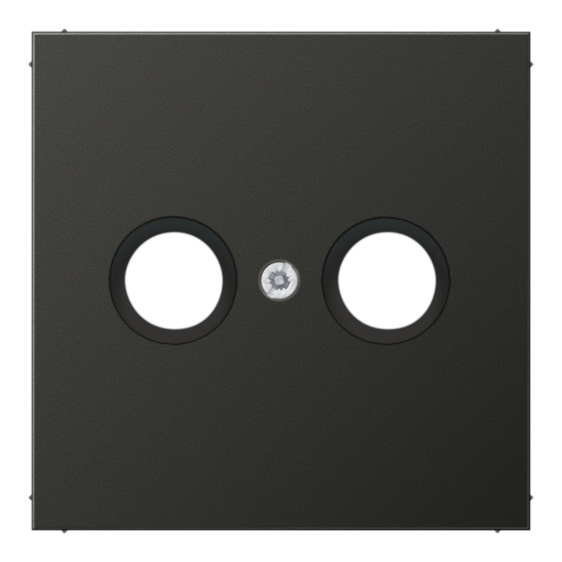 Jung Cache anthracite pour prise antenne AL 2990 TV AN