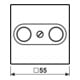Jung Cache aws pour prise antenne A 561 PLTV WW