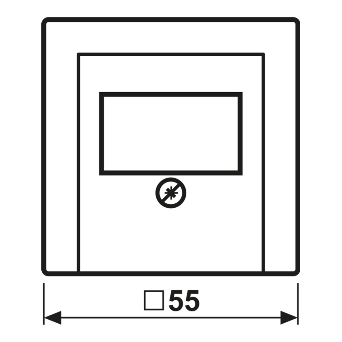 Jung Cache aws pour prise TAE-Dose A 569 PLT WW