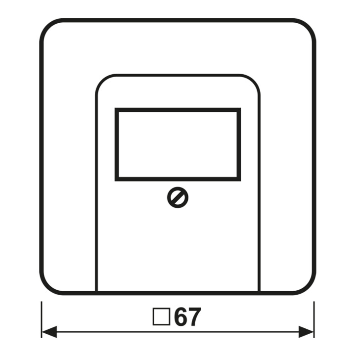 Jung Cache BR pour prise TAE CD 569 T