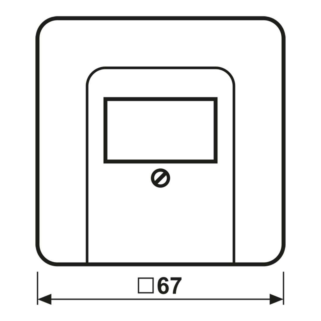 Jung Cache BR pour prise TAE CD 569 T