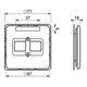 Jung Cache champ d’écriture aws pour Mod.Jack vollges CD 569-21 ACS WW