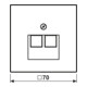 Jung Cache eds pour prise IAE/UAE ES 2969-2 UA