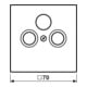 Jung Cache eds pour prise Univ.SAT/BK ES 2990 SAT