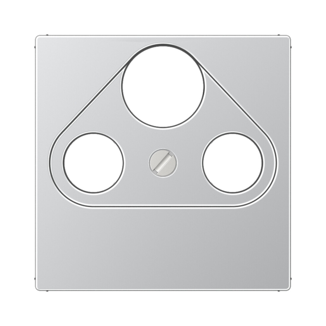 Jung Cache en aluminium pour prise SAT-TV A 561 PLSAT AL