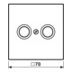 Jung Cache large pour prise antenne LS 990 TV LG