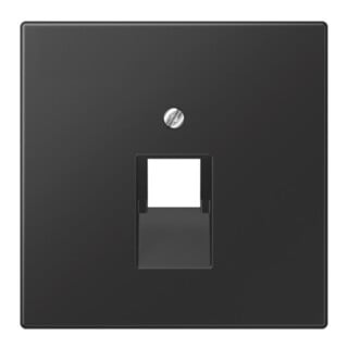 Jung Cache LS969-1UASWM noir pour prise de raccordement IAE/UAE