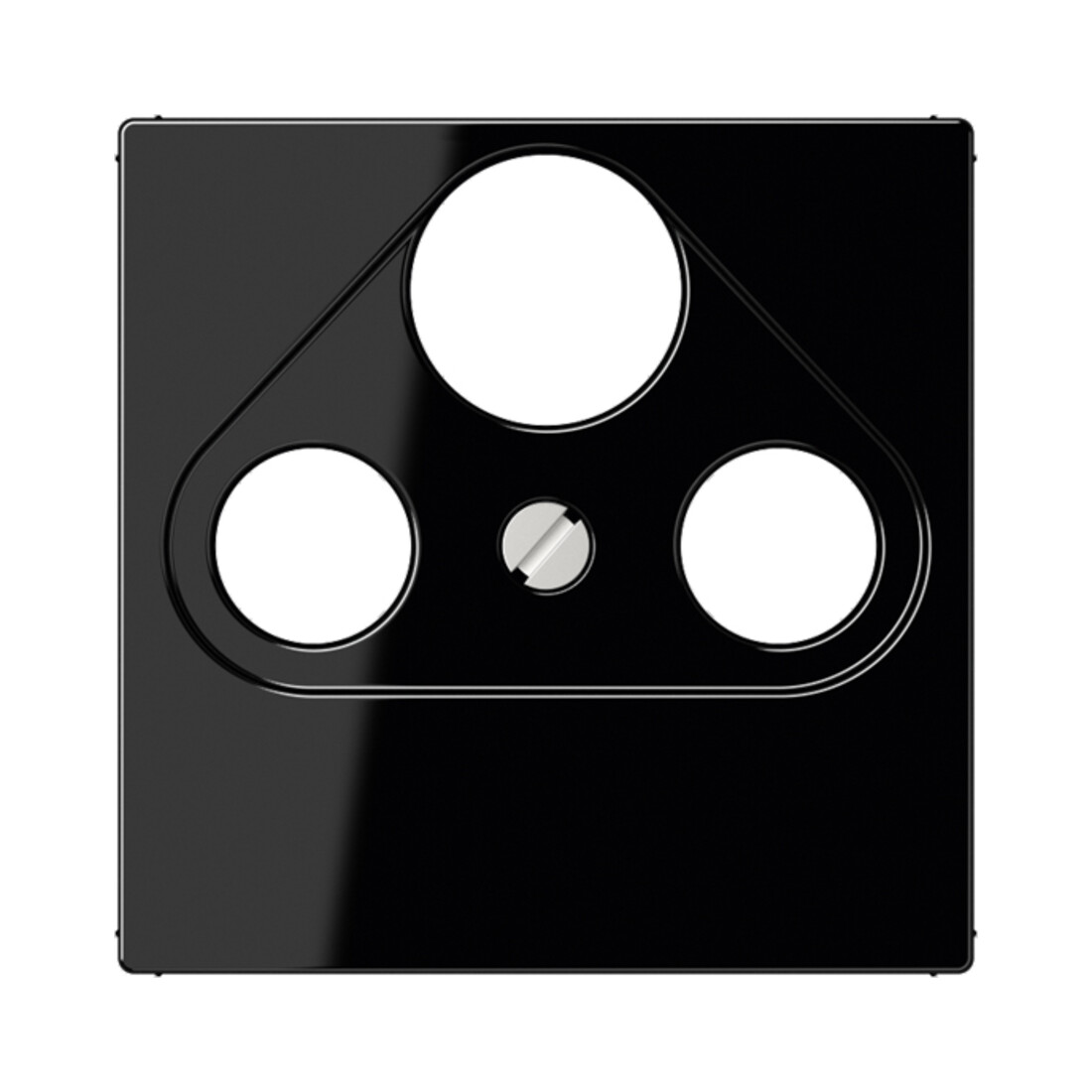 Jung Cache noir pour prise SAT-TV A 561 PLSAT