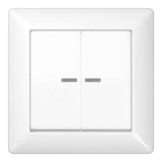 Jung Cache optique aws pour bouton-poussoir AS 590-5 KO5 WW