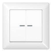 Jung Cache optique aws pour bouton-poussoir AS 590-5 KO5 WW-1