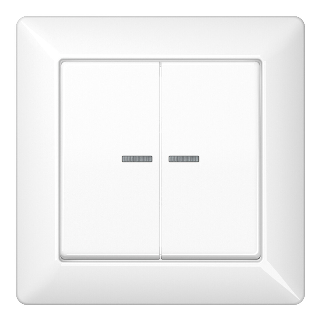 Jung Cache optique aws pour bouton-poussoir AS 590-5 KO5 WW