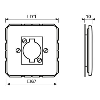 Jung Cache prise XLR aws CD 568 WW