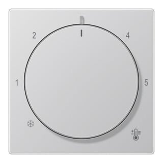 Jung Cache thermostat A1749BFAL Aluminium