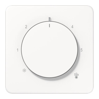 Jung Cache thermostat CD1749BFWW blanc brillant