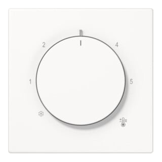 Jung Cache thermostat LS1749BFWW blanc brillant plastique