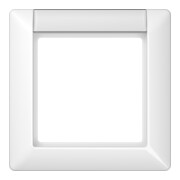 Jung Cadre 1-fach aws avec champ de texte AS 581 NA WW-1