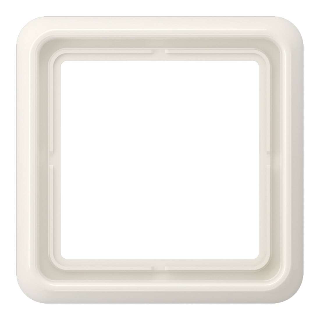 Jung Cadre 1-fach blanc niveau/vertical CD 581 WU W