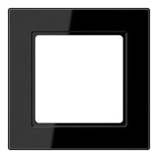 Jung Cadre 1-fach noir horizontal/vertical AC 581