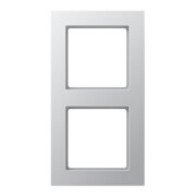 Jung Cadre 2 fois alu niveau/vertical AC 582 AL-1