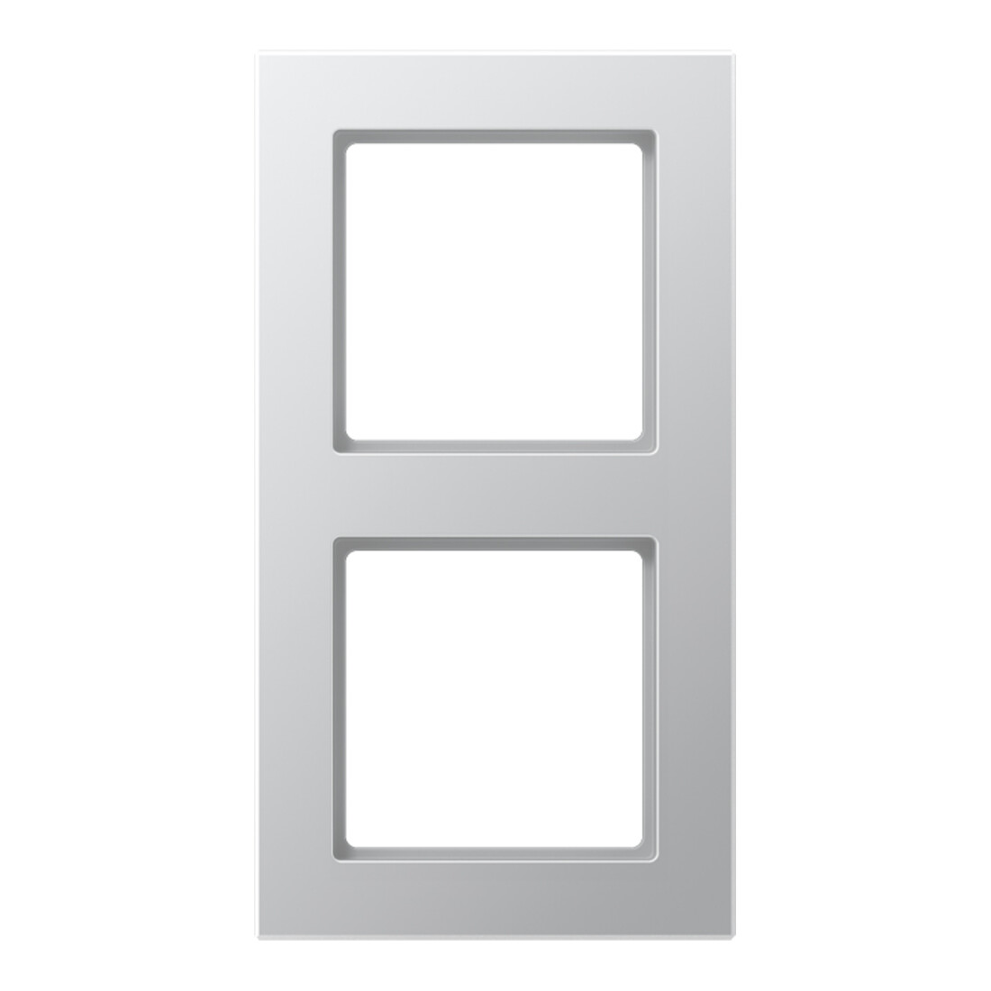 Jung Cadre 2 fois alu niveau/vertical AC 582 AL