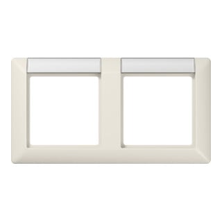 Jung Cadre 2 fois blanc horizontal AS 5820 NA