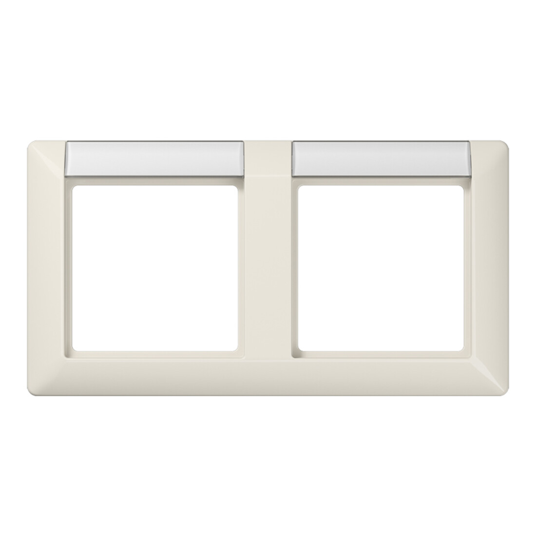 Jung Cadre 2 fois blanc horizontal AS 5820 NA