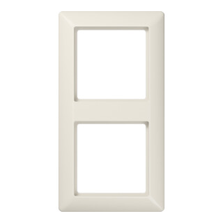 Jung Cadre 2 fois blanc niveau/vertical AS 582 BF