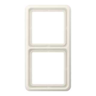 Jung Cadre 2 fois blanc niveau/vertical CD 582 W