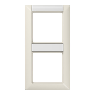 Jung Cadre 2 fois blanc vertical AS 582 NA