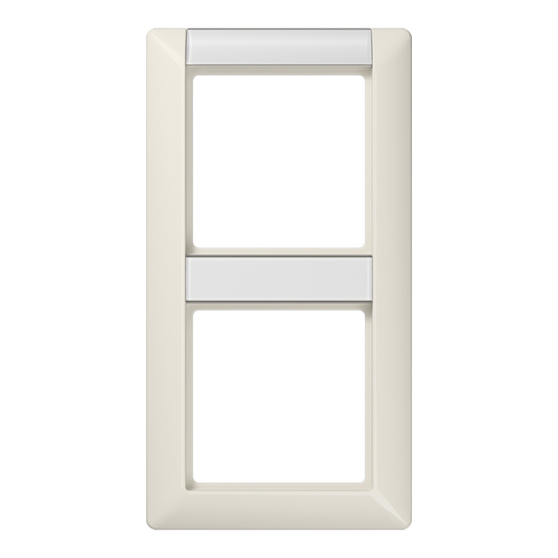 Jung Cadre 2 fois blanc vertical AS 582 NA