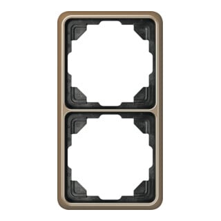 Jung Cadre 2 fois or bronze niveau/vertical CD 582 GB