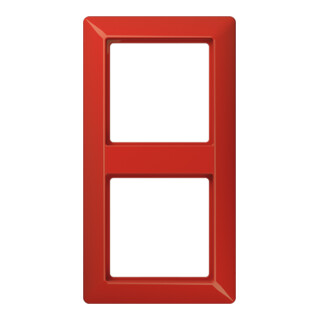 Jung Cadre 2 fois rouge niveau/horizontal AS 582 BF