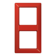 Jung Cadre 2 fois rouge niveau/horizontal AS 582 BF-1