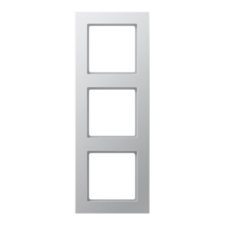 Jung Cadre 3 fois alu niveau/vertical AC 583 AL