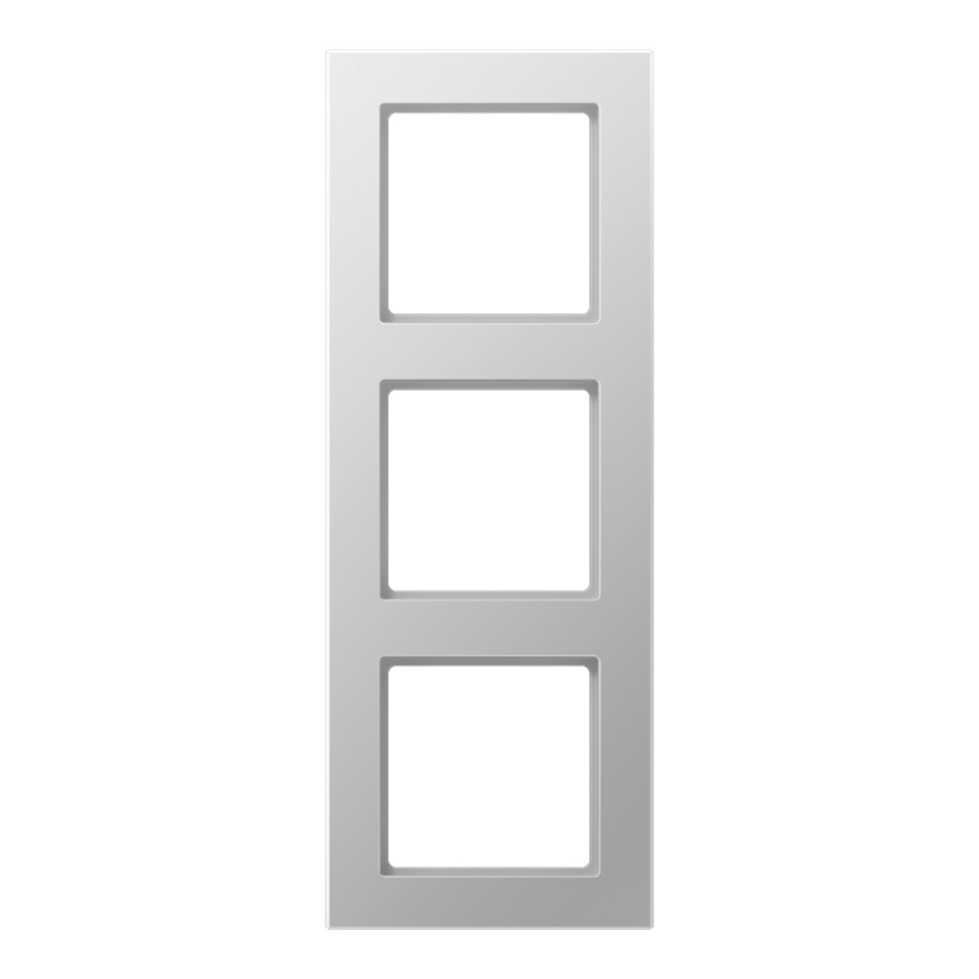 Jung Cadre 3 fois alu niveau/vertical AC 583 AL