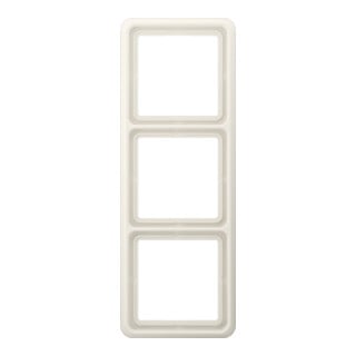 Jung Cadre 3 fois blanc niveau/vertical CD 583 W
