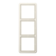 Jung Cadre 3 fois blanc niveau/vertical CD 583 W-1