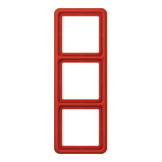 Jung Cadre 3 fois rouge brisé, niveau/vertical CD 583 WU RT-1