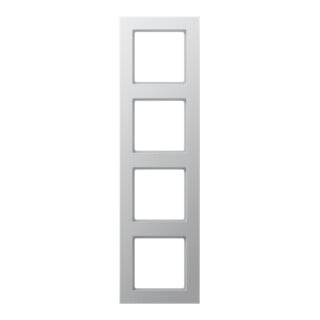 Jung Cadre 4 fois alu niveau/vertical AC 584 AL