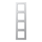 Jung Cadre 4 fois alu niveau/vertical AC 584 AL-1