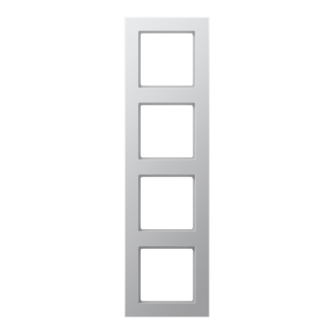 Jung Cadre 4 fois alu niveau/vertical AC 584 AL