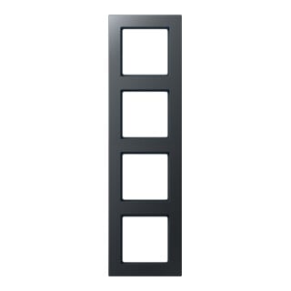 Jung Cadre 4 fois anthracite mat AC 584 BF ANM