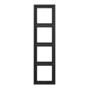 Jung Cadre 4 fois anthracite niveau/vertical AL 2984 AN-1